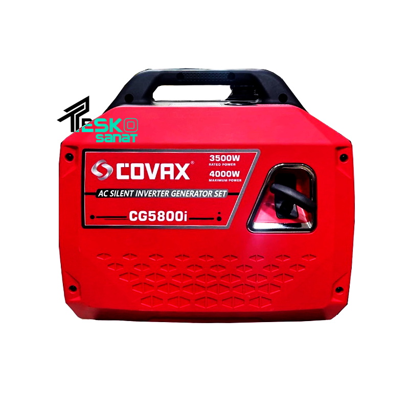 موتور برق بنزینی کواکس 4 کیلووات اینورتر سایلنت کیفی مدل CG5800i