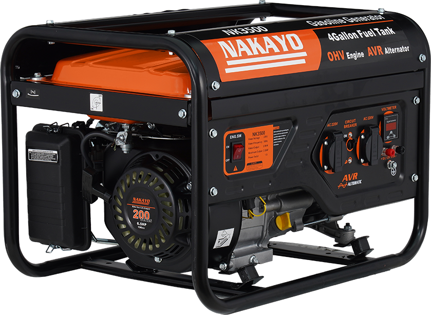 موتور برق بنزینی ناکایو 2.2 کیلووات استارتی مدل NK3500