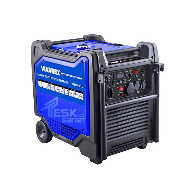 موتور برق بنزینی ویوارکس 9.8 کیلووات اینورتر سایلنت ریموت استارت مدل VR9800-GSS